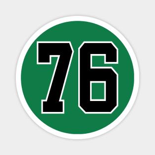 Number 76 Magnet